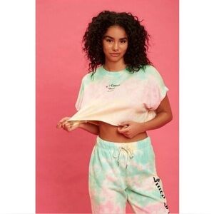 JUICY COUTURE 💖 Tie Dye Crop Tee